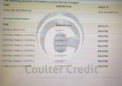 Credit Repair Results 2